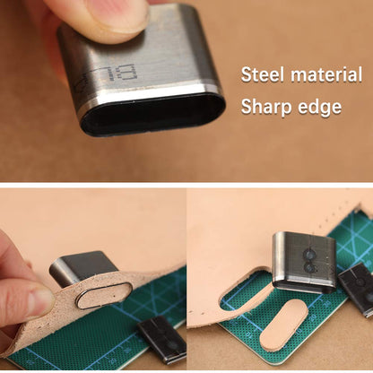 52 Shape Style Leather Hole Punch Tool for Belts, Multiple Shapes Hollow Punch Cutter Tool, Leather Punch Tool Set Hole Punch Cutter for Handmade DIY Crafts