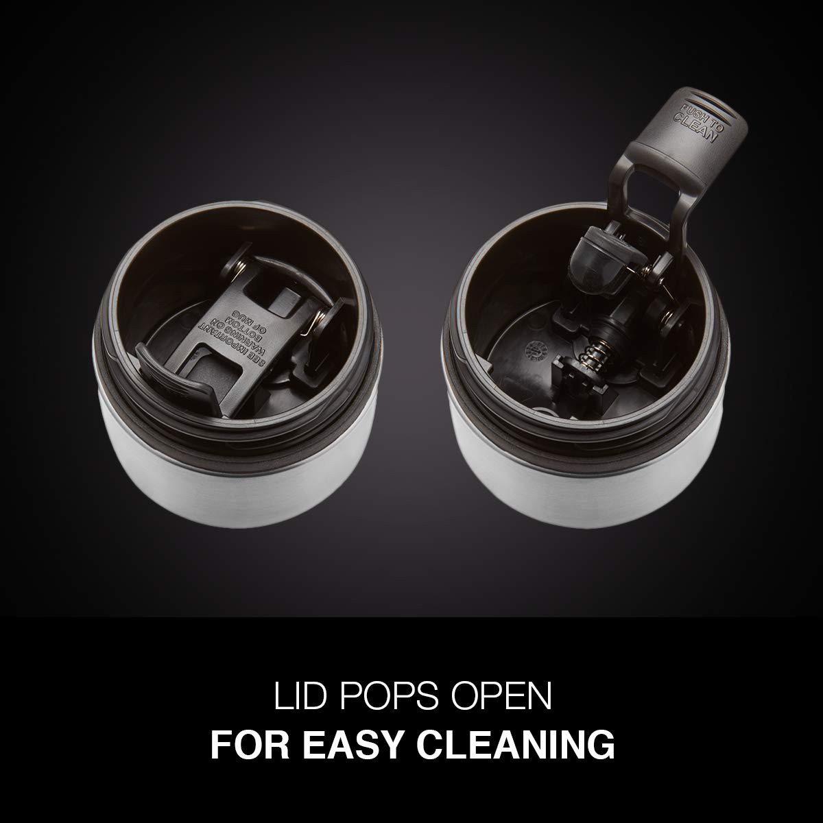 Contigo Luxe Vacuum-Insulated Stainless Steel Thermal Travel Mug 16 Ounces Stainless Steel