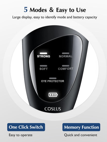 COSLUS Face Scrubber Facial Cleansing Brush: Silicone Portable Waterproof Rechargeable Face Wash Brush, 4 Cleansing Modes, Electric Face Exfoliator for Men Women Cleaning, Exfoliating, Massaging