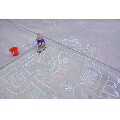 CRAYOLA Washable Sidewalk Chalk, Creative Outdoor Art, Perfect for Outdoor Kids’ Activities and Games, Multi, 48 ct (51-2048-E-201)