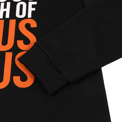 It's Just a Bunch Of Hocus Pocus Sweatshirt Women Halloween Off The Shoulder Tops Funny Graphic Pullover Top Black