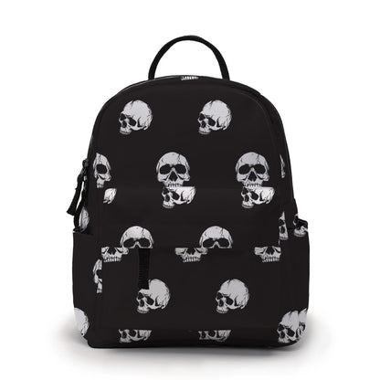 Deanfun Mini Backpack for Women - Waterproof Small Backpack with Skull Print, Multi Pockets Large Capacity Cute and Stylish MNSB-310