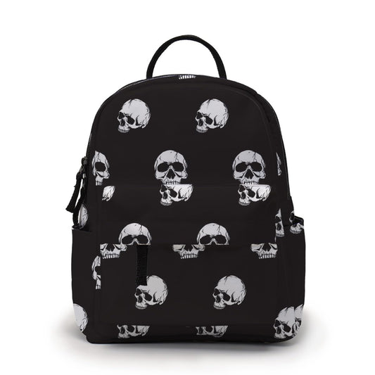 Deanfun Mini Backpack for Women - Waterproof Small Backpack with Skull Print, Multi Pockets Large Capacity Cute and Stylish MNSB-310