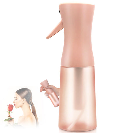 Leaflai Empty Spray bottles, Spray Water Bottle Fine Mist Refillable, Continuous Spray Bottle for Hair, Skin Care, Showering Pets, Plants, travel, Cleaning and Ironing 6.8 Ounce (Brown)