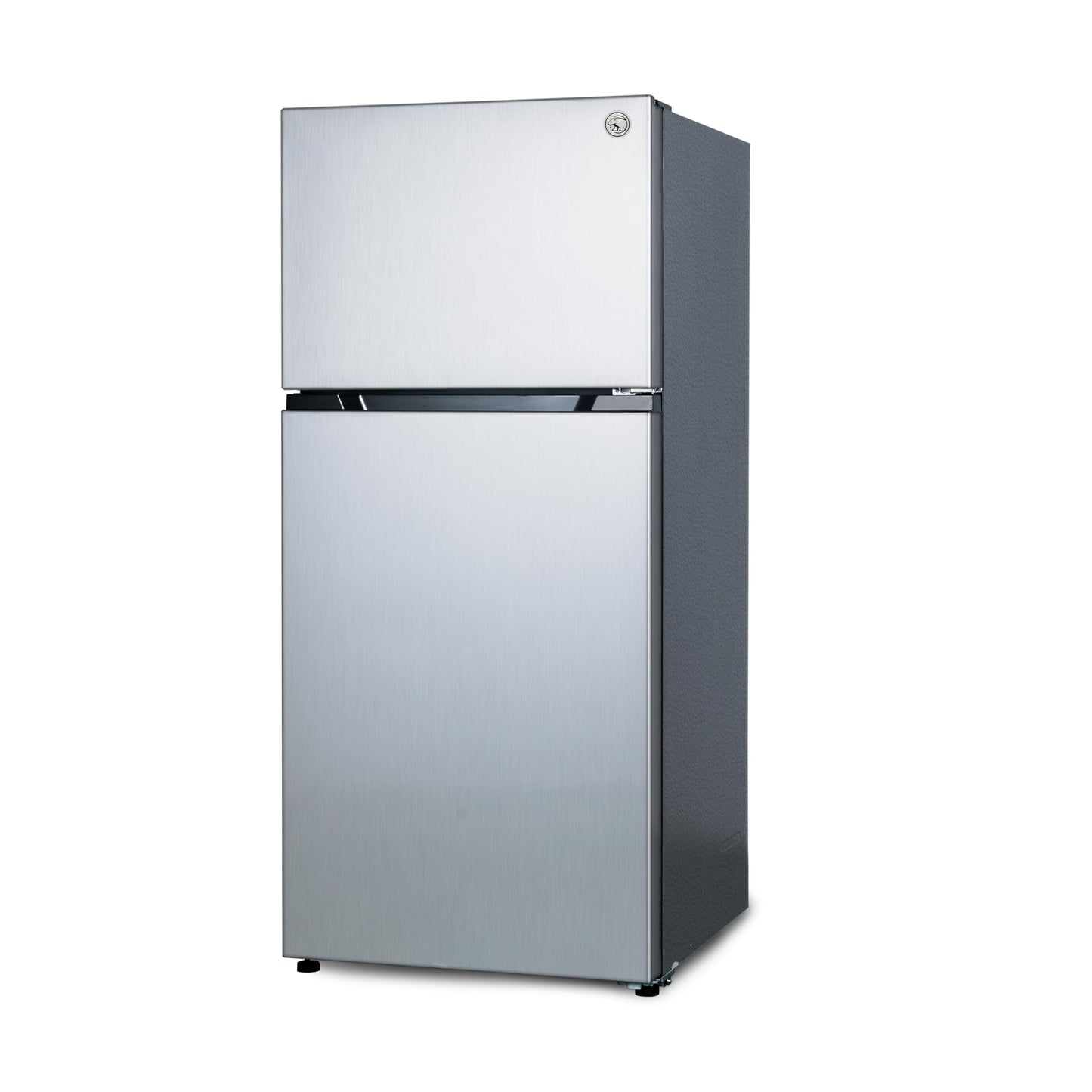 Commercial Cool 20 Cu. Ft. Top Mount Refrigerator with Ice Maker, 2-Door Refrigerator with Top Freezer,Freezer with Icemaker and Adjustable Temperature Control,Energy Star Certified, Stainless Look