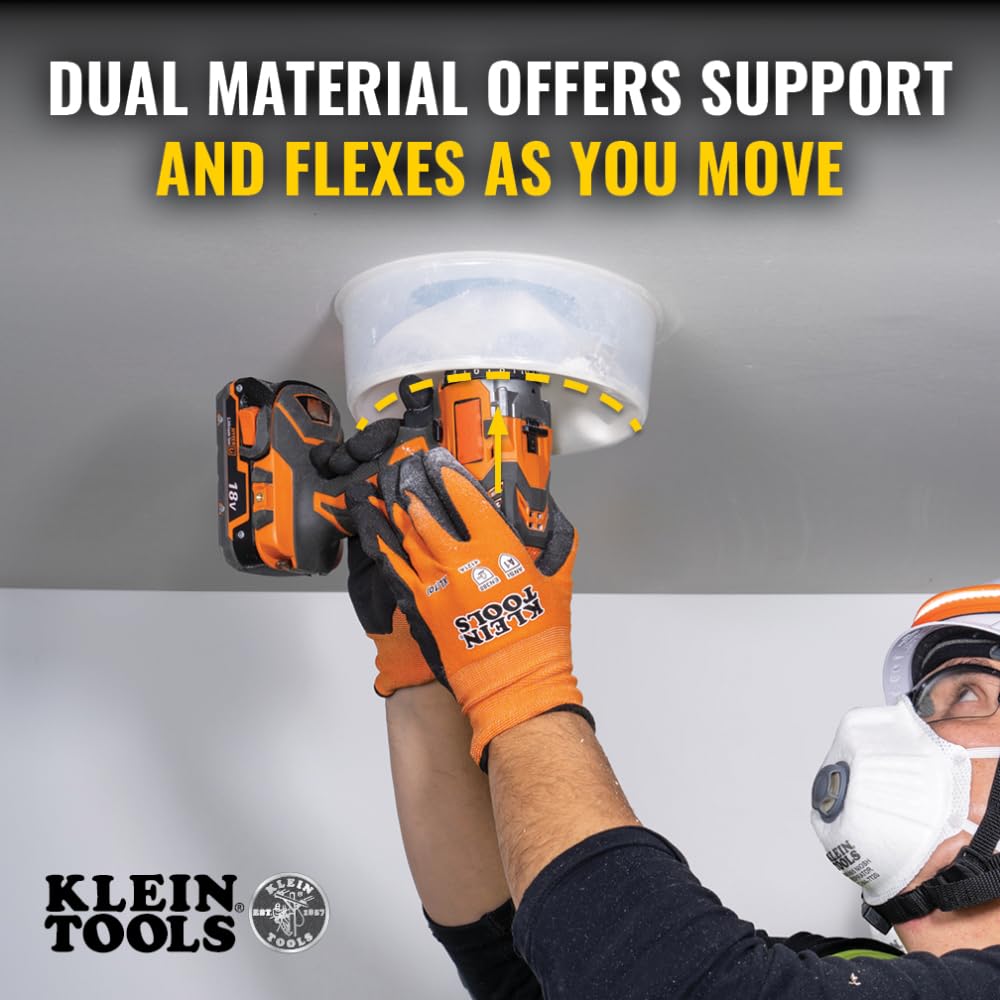 Klein Tools 31101 Collapsible Hole Saw Dust Bowl, Ideal for Overhead Can and Recessed Lighting, Fits Hole Saws up to 6-3/8-Inch, Arbors up to 1/2-Inch