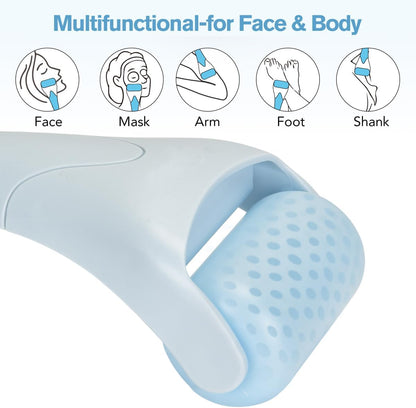 Fronnor Ice Roller for Face,Eyes,Women Gifts Idea,Therapeutic Cooling to Tighten Brighten Complexion and Reduce Wrinkles,Massager Under Eye Puffiness,Migraine and Pain Relidf (Haze Blue)