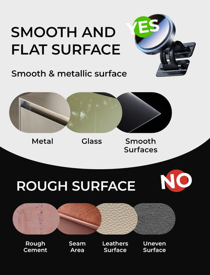 LISEN for 15W MagSafe Car Mount Charger,Magnetic Wireless Car Charger for iPhone 16 Pro Max Accessories,Magnetic Phone Holder for iPhone 16e 15 14 13 12,Samsung with MagSafe,Gifts for Men Women