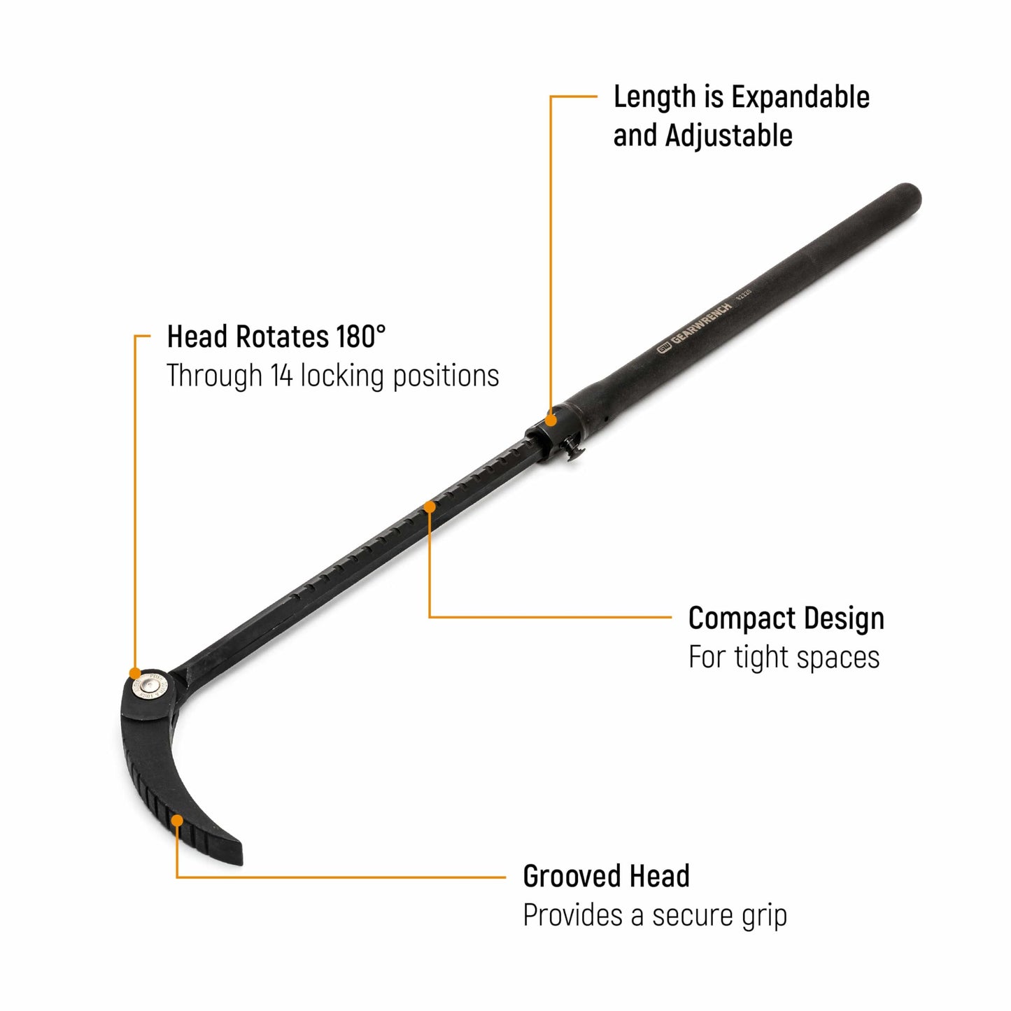 GEARWRENCH 29-48" Extendable Pry Bar - 82248