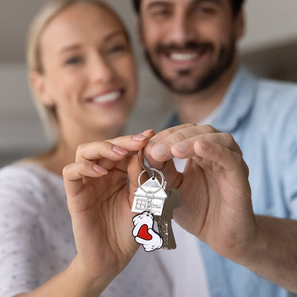 Lecinc 24 Pcs Mouse Keychain, Cute Mouse Silicone Keychain for Mouse Theme Party Favors Pendant, Mouse Birthday Party Supplies