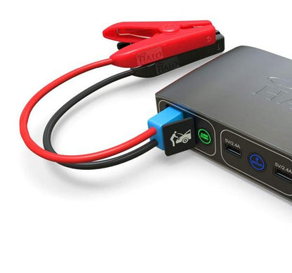HALO Bolt Mini Jumper Cables | Spark Proof Clamps, Easy-to-Use Replacement Cables for All HALO Portable Jump Starters, Compact Size, Easily Fits In Emergency Kits with Other Car Accessories