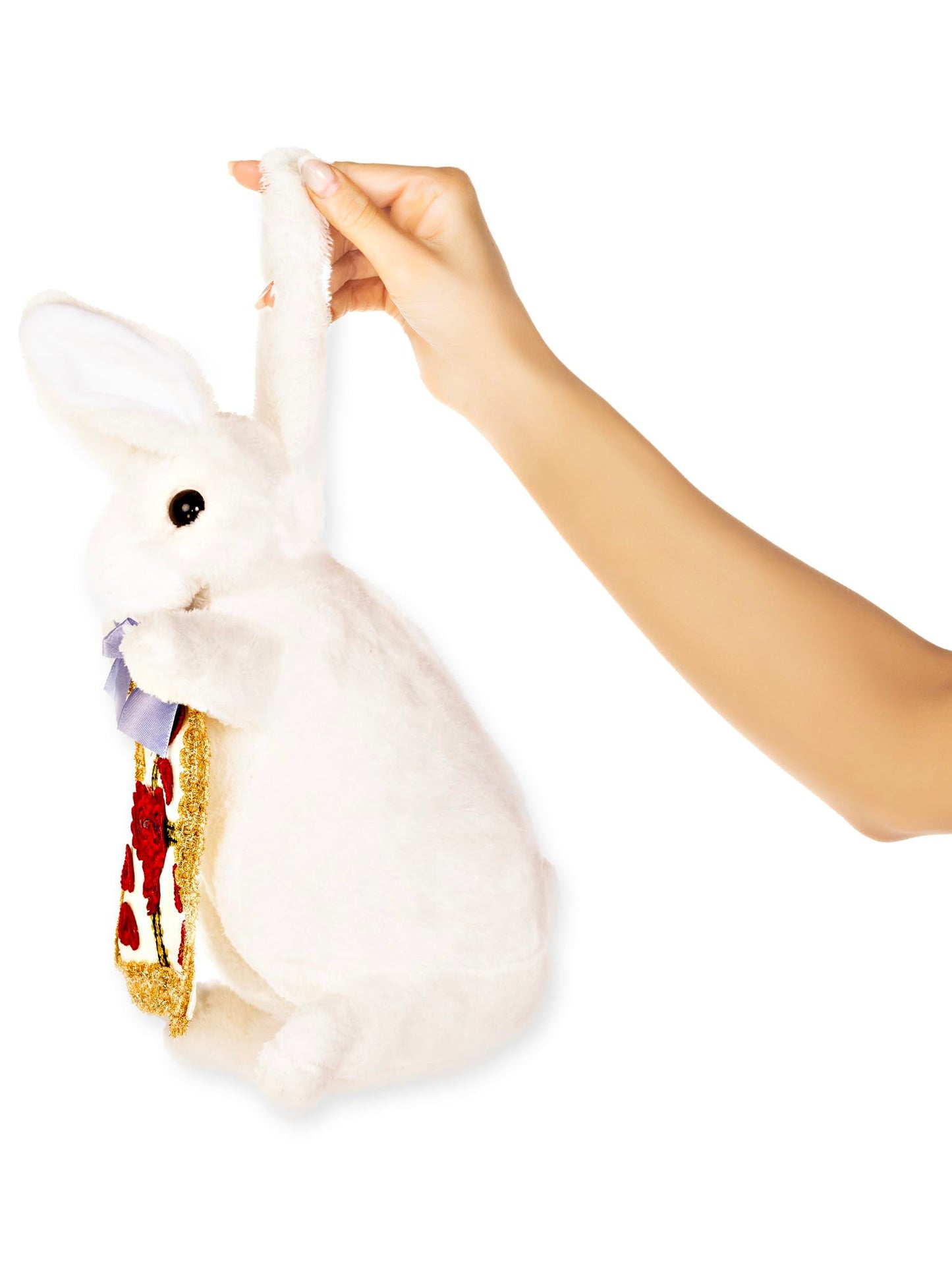 Leg Avenue womens Rabbit Purse Costume Accessories, Rabbit Purse White/Gold, One Size US