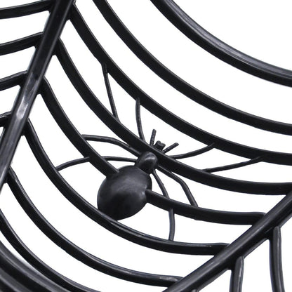 JOYIN 5 Pcs Halloween Candy Bowl Spider Web Trick or Treat Dish Decorations Indoor, Plastic Bowl Party Favors Supplies for Table Desk Haunted House Basket Decor