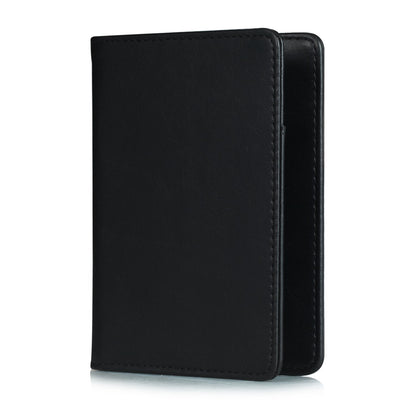 EpicGadget RFID Blocking Premium Leather Passport Holder Travel Wallet Cover Case (Black)