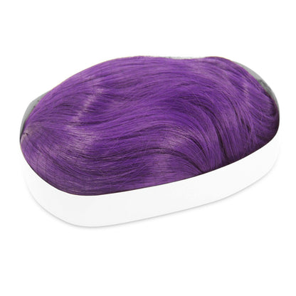 EmaxDesign Wigs 32 inch Wavy Curly Cosplay Wig With Wig Cap and Comb (Dark Purple)