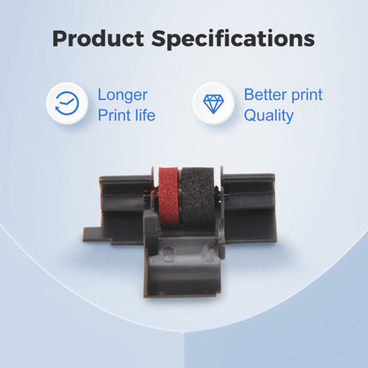 10 Pack MYCARTRIDGE IR40T IR-40T Ink Ribbon Compatible with Calculator Ink Roller IR-40T CP-13 NR-42 Replacement for Canon P170-dh MP11dx P23-dhv Sharp el-1801v el-1750v Casio hr-170rc(Red/Black)