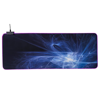 Computer Desk Big Mouse Pad Large RGB Gaming Mouse Pad 7 Colors with Smoke Texture Design