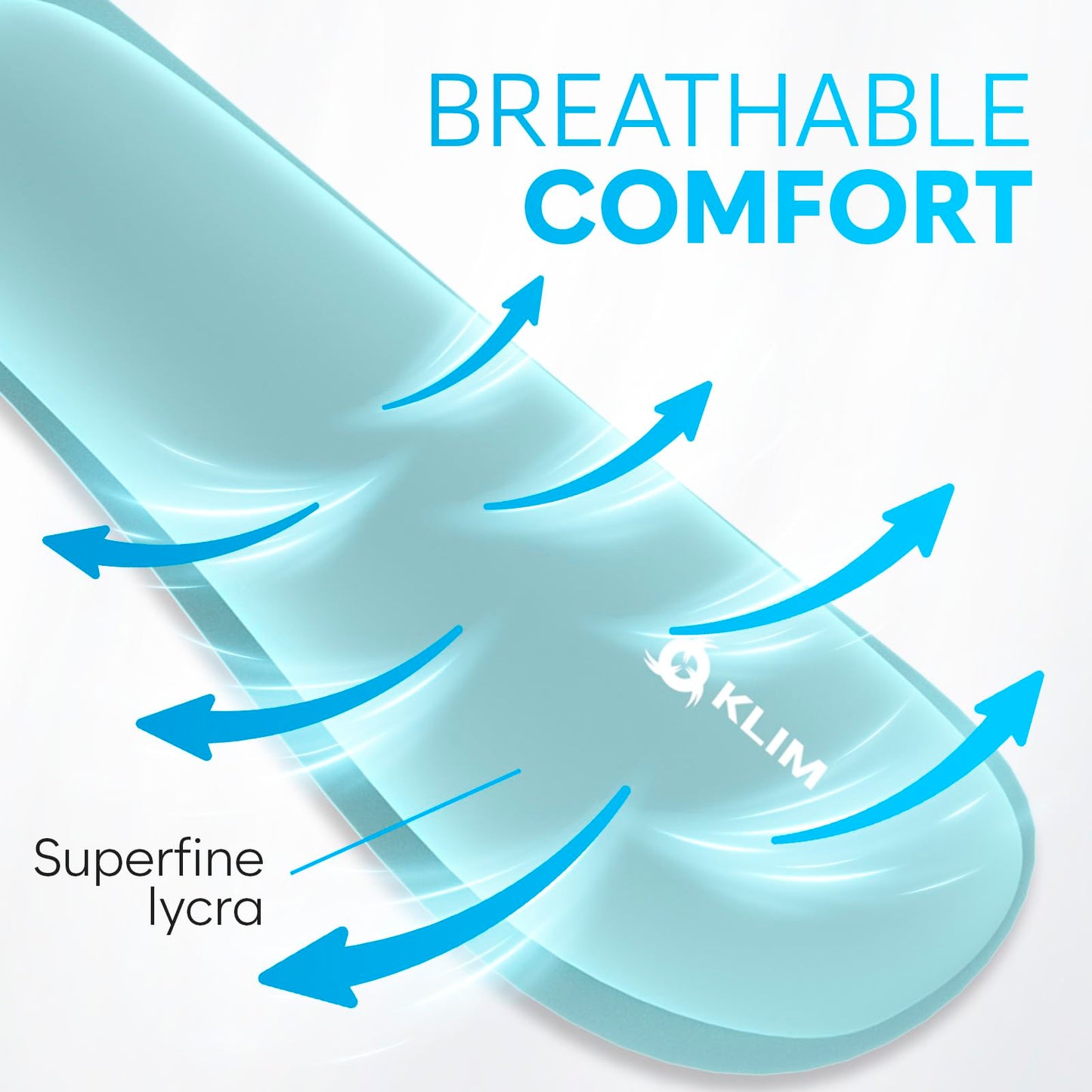 KLIM Mouse & Keyboard Wrist Rest Set - Silky Gel Memory Foam - Ergonomic Wrist Rest for Computer Keyboard, Wrist Pad for Keyboard + Wrist Rest for Mouse Gaming and Office - Pain Relief - Light Blue