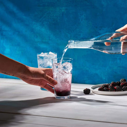 Drinking Glasses - Set of 10-16oz. Margarita Glass Cups - Dishwasher Safe Cocktail Clear Heavy Base Tall Beer Glasses, Water Glasses, Bar Glass, Wine, Juice, Iced Tea