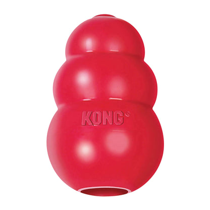 KONG Classic Stuffable Dog Toy - Fetch & Chew Toy for Dogs - Treat-Filling Capabilities & Erratic Bounce for Extended Play Time - Durable Natural Rubber Material - for Extra Small Dogs