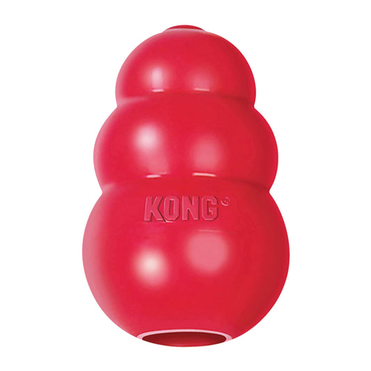 KONG Classic Stuffable Dog Toy - Fetch & Chew Toy for Dogs - Treat-Filling Capabilities & Erratic Bounce for Extended Play Time - Durable Natural Rubber Material - for Extra Small Dogs