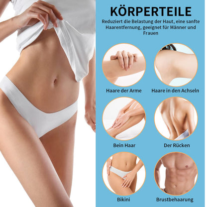 Hair Removal Without Shaving, Crystal Hair Remover, Washable Nano Epilator for Men and Women, Reusable Magic Crystal Hair Remover, Stone for Body, Legs, Arms, Back Exfoliating (Blu)