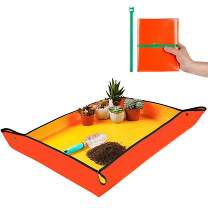 Large Repotting Mat for House Plants Transplanting and Potting Soil Mess Control, Unique Gardening Gifts for Women & Men Mom Birthday Gift Plant Lover Gifts