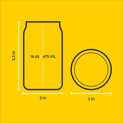 JoyJolt Harry Potter House Crests Glass Tumblers with Lids and Straws, 16oz Glass Cups with Lids and Straws, Can Shaped Drinking Glasses Set of 4, Hogwarts Cup, Harry Potter Merchandise