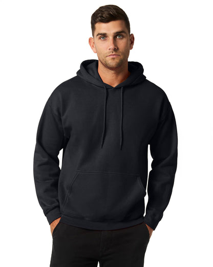 Gildan Heavy Blend Adult Unisex Hooded Sweatshirt/Hoodie Black - Large
