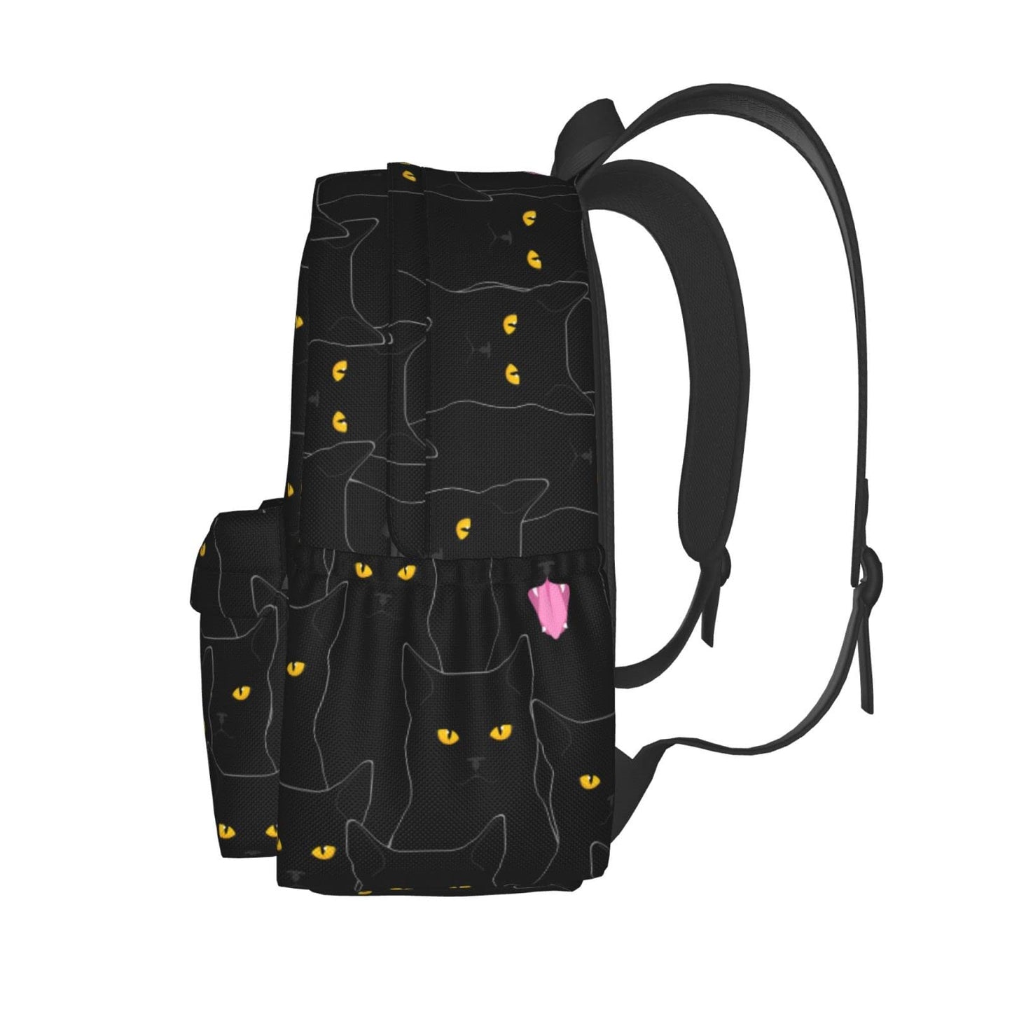 famliihw Black Cat Backpack Bookbag Laptop Backpacks Multipurpose Daypack for Boys Girls School Men Women Travel Hiking