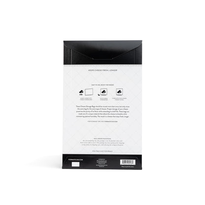 Formaticum - 15-Pack Cheese Storage Bags - 6.25 x 11 Wax Paper Bags to Keep Cheese or Charcuterie Fresh - Professional Grade Cheese Paper for Wrapping Cheese - Porous Brown Paper Bags From France