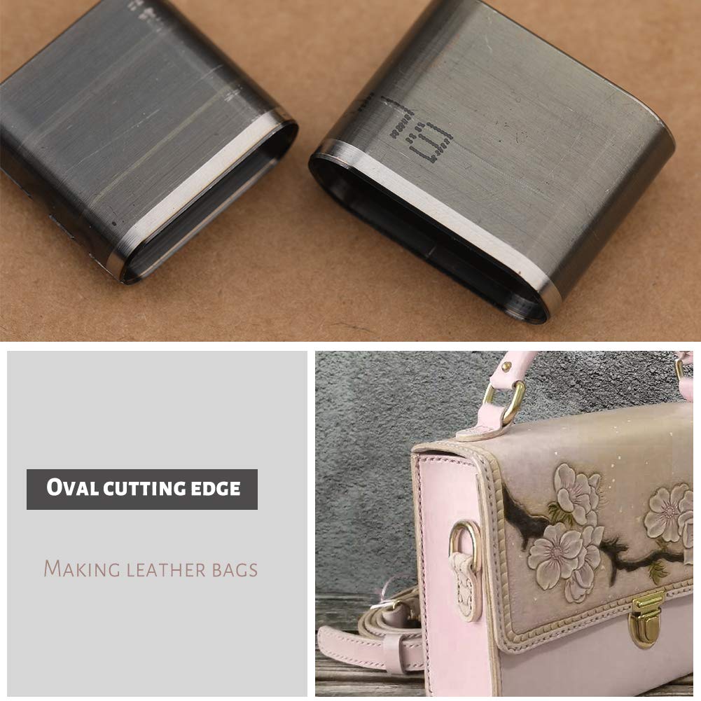 52 Shape Style Leather Hole Punch Tool for Belts, Multiple Shapes Hollow Punch Cutter Tool, Leather Punch Tool Set Hole Punch Cutter for Handmade DIY Crafts