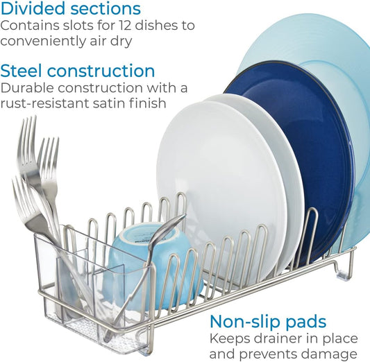 InterDesign Classico Compact Dish Drainer