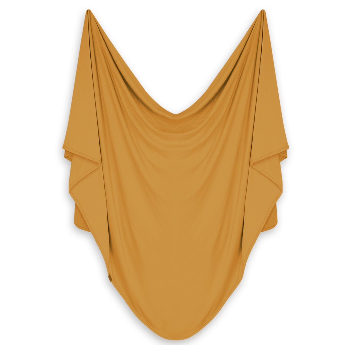 K E L O R Luxury Cooling Travel Blanket - Stretchy, Lightweight Soft & Breathable Shawl Wraps for Women | Easy-Care, Perfect for Travel, Airplane Blanket or Women Shawl(Golden, Single-Sided)