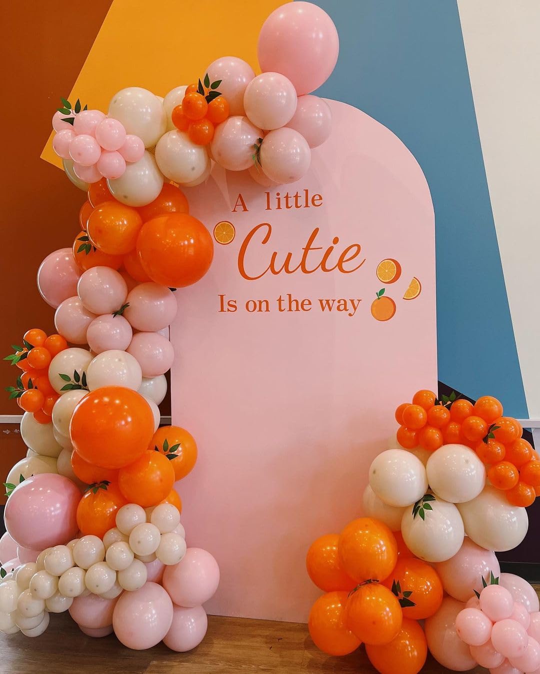 KBZVNAF Orange Balloons Latex Party Balloons - 50 Pack 12 inch Helium Matte Orange Balloons for Birthday Wedding Baby Shower Halloween Party Decorations