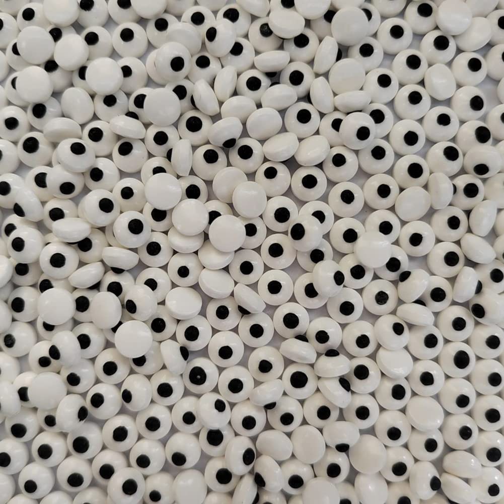 Eastron Edible Mini Candy Eyeballs Eyes Cake Cupcake Toppers Cookie Decorations Dessert Sprinkles for Halloween Christmas Birthday Party Supplies 2.82 Ounce