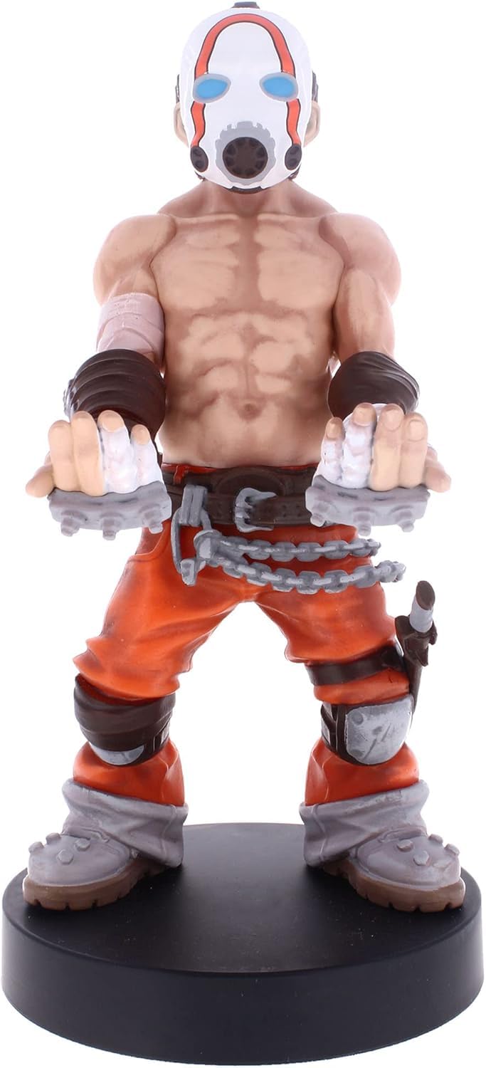 Exquisite Gaming: Borderlands 3: Psycho - Original Mobile Phone & Gaming Controller Holder, Device Stand, Cable Guys, Licensed Figure
