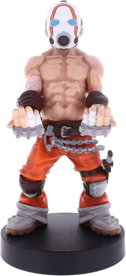 Exquisite Gaming: Borderlands 3: Psycho - Original Mobile Phone & Gaming Controller Holder, Device Stand, Cable Guys, Licensed Figure