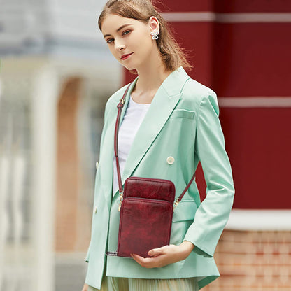 Kingto Cellphone Purse Small Crossbody Bag Waterproof Smartphone Wallet Phone Holder for Women