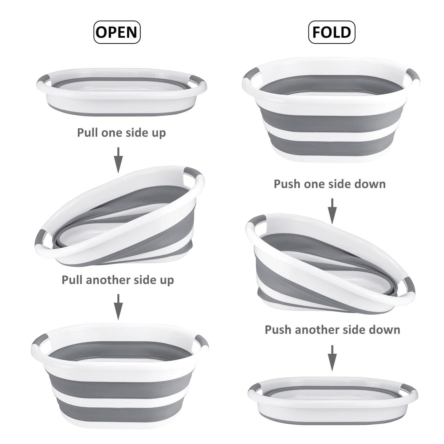 ddLUCK Multi-Functional Collapsible Pet Bathtub, Cat Bathtub Portable Indoor Outdoor Foldable Washing Tub Bathing Tub Small Pets Bathtub for Puppy Small Cats