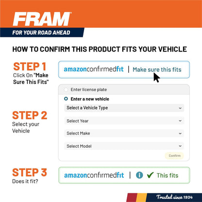 FRAM Ultra Synthetic XG7317 20K Mile Change Automotive Replacement Engine Oil Filter for Synthetic Oil Changes, Premium Vehicle Engine Protection Oil Filter for Select Vehicle Model Years