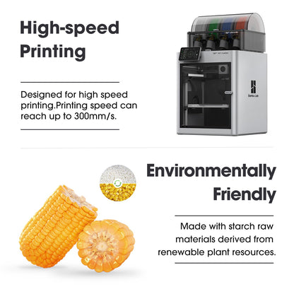 eSUN PLA Basic Filament 1.75mm, 3D Printer Filament High Speed PLA for Fast Printing, 1KG Spool (2.2 LBS) 3D Printing Filament for High Speed 3D Printers, White