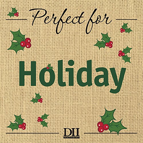 DII Decorative Christmas Family Stocking Set Holiday Décor with Hanging Loop, 20x7, Farmhouse Buffalo Check, Red & Black, 2 Piece