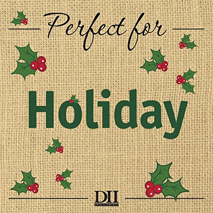 DII Decorative Christmas Family Stocking Set Holiday Décor with Hanging Loop, 20x7, Farmhouse Buffalo Check, Red & Black, 2 Piece