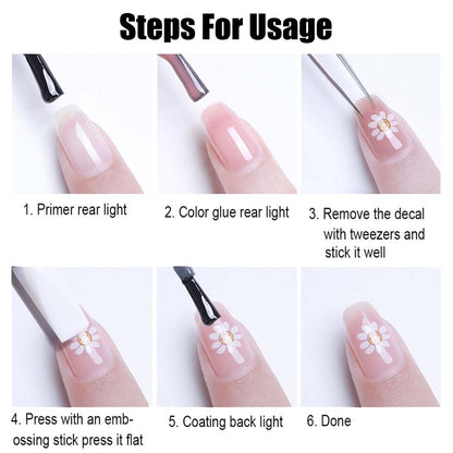 8 Sheets Laser Halloween Nail Art Stickers - Cute Ghost Cartoon Self Adhesive Nail Design Stickers - Supply Laser Pumpkin Ghost Nail Decals for Women Girls DIY Manicure