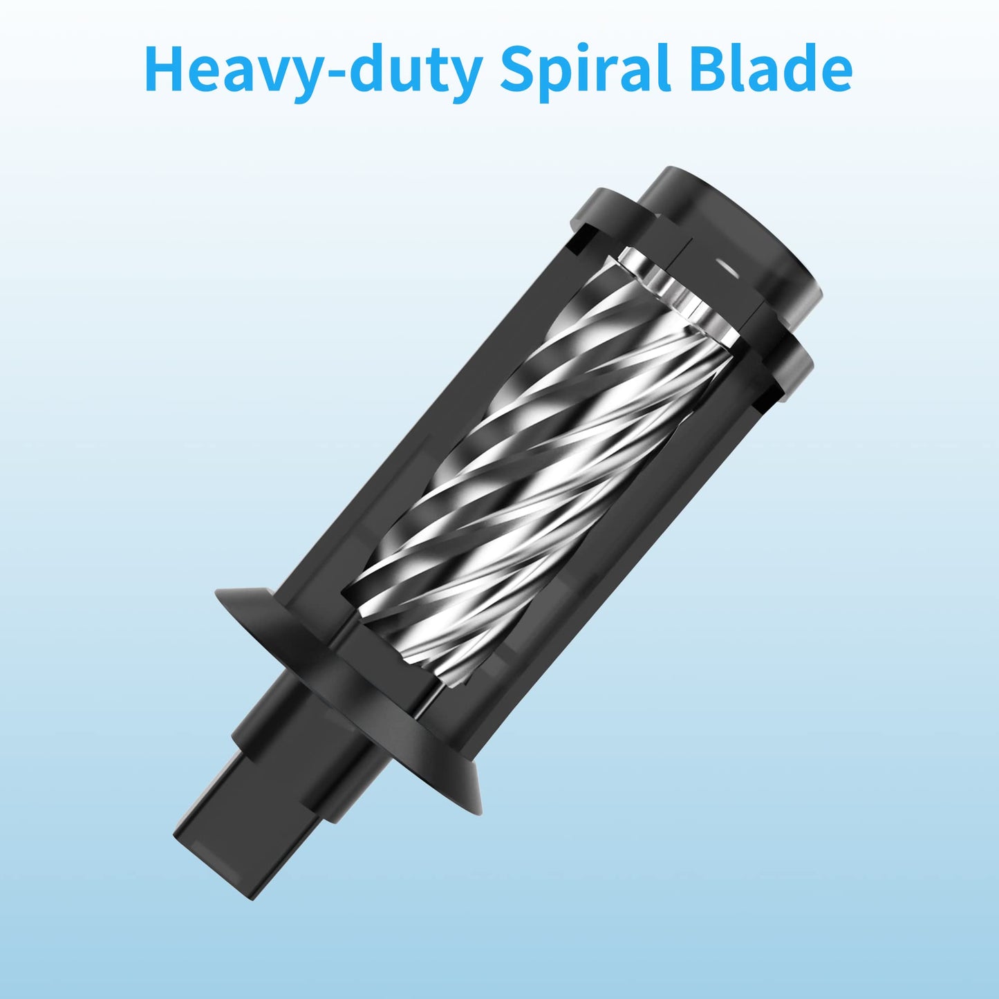 JARLINK Electric Pencil Sharpener, Heavy-Duty Helical Blade to Fast Sharpen, Auto Stop for No.2/Colored Pencils(6-8mm), AC Adapter/Battery Operated in School Classroom/Office/Home (Black)