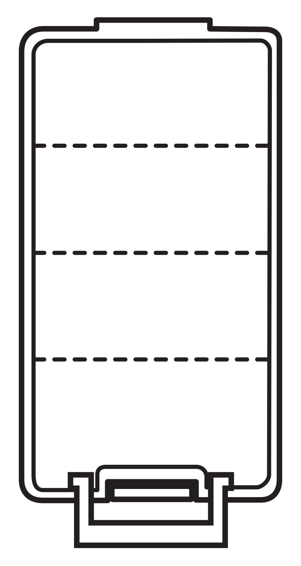 Flambeau Outdoors 4510 Clear Fishing Tackle Box Organizer - Super Half Satchel Soft Lure Storage Boxes, Bait Organizer, Tuff Tainer with Zerust Anti-Rust Dividers