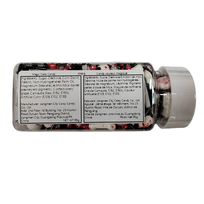 Halloween Sprinkles Candy Eyes for Decorating Edible Eyeballs Skull Bones Tombstone Sprinkles Halloween Cupcakes Toppers Sprinkle for Cake Ice Cream Desserts