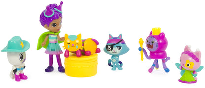 Gabby’s Dollhouse, Celebration Themed Figures with Gabby Girl, 5 Cat Toy Figures, Surprise Toys & Dollhouse Accessories, Kids Toys for Girls & Boys 3+