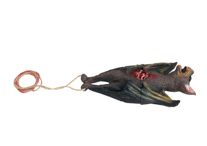 Halloween Realistic Bat Decoration Gory Latex Hanging Bat Party Favors Supplies Spooky Haunted House Decor April Fool's Day Props